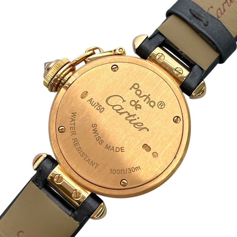 カルティエ Cartier ミスパシャ WJ124026 シルバー K18PG 自動巻き レディース 腕時計