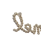 シャネル CHANEL ロゴライントーンパールブローチ AB2806 メタル レディース ブローチ