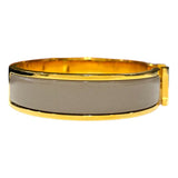 エルメス HERMES クリックH　ブレスレット ベージュ ゴールド金具 メタル アクセサリー