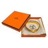 エルメス HERMES クリックH　ブレスレット ベージュ ゴールド金具 メタル アクセサリー