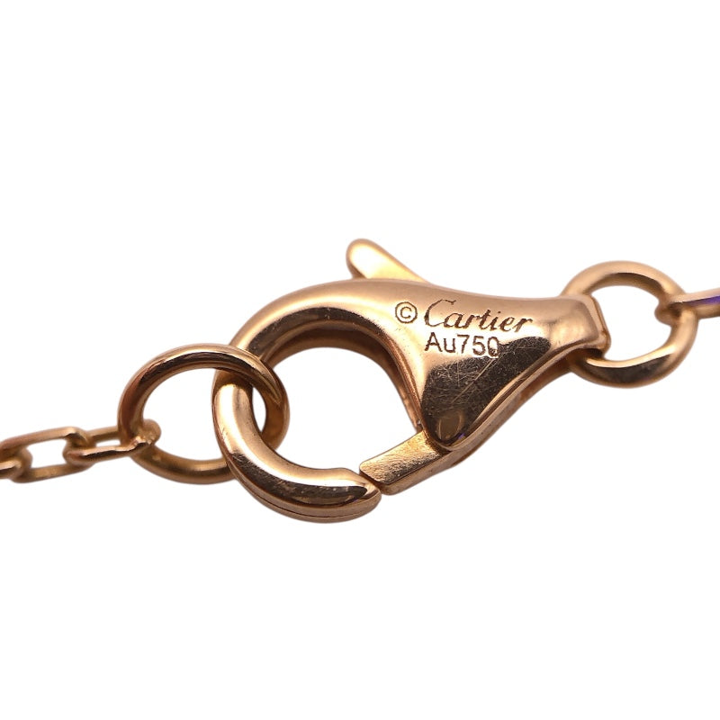 カルティエ Cartier ロゴドゥーブルダイヤネックレス K18PG/ダイヤモンド ジュエリー