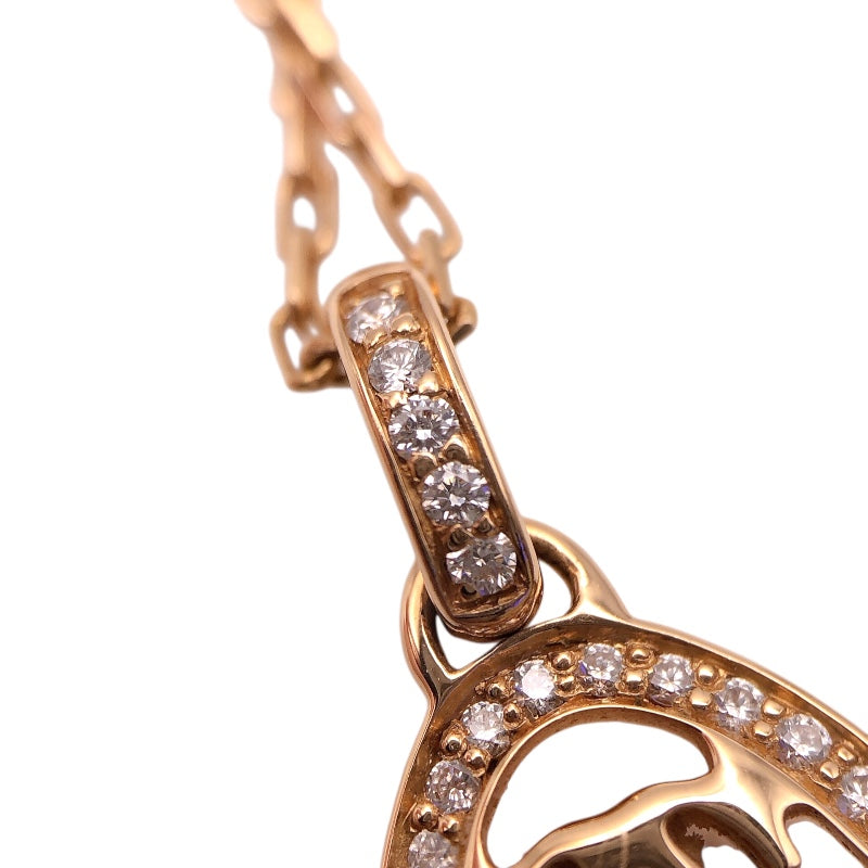 カルティエ Cartier ロゴドゥーブルダイヤネックレス K18PG/ダイヤモンド ジュエリー