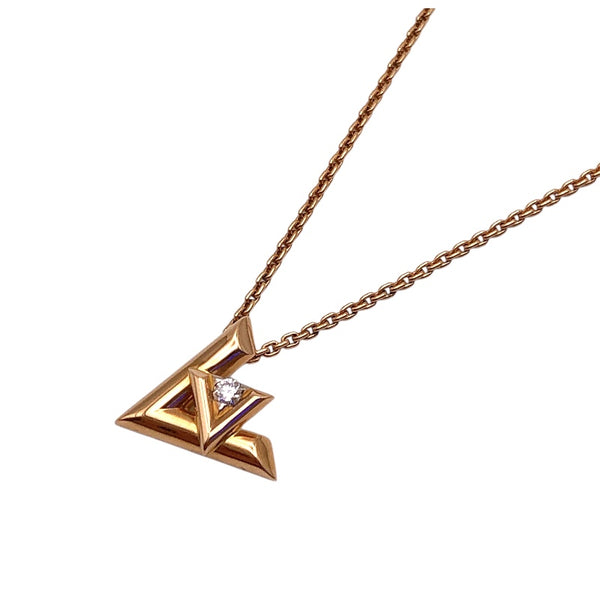 ルイ・ヴィトン LOUIS VUITTON ヴォルトワンネックレスPM 750PG/ダイヤモンド ジュエリー