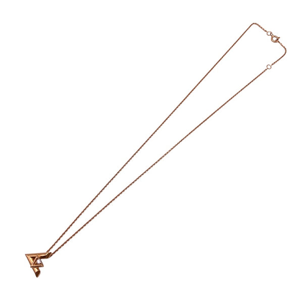 ルイ・ヴィトン LOUIS VUITTON ヴォルトワンネックレスPM 750PG/ダイヤモンド ジュエリー