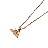 ルイ・ヴィトン LOUIS VUITTON ヴォルトワンネックレスPM 750PG/ダイヤモンド ジュエリー