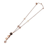 ブルガリ BVLGARI ビーゼロワンエレメントネックレス 750PG/セラミック/ダイヤモンド ジュエリー