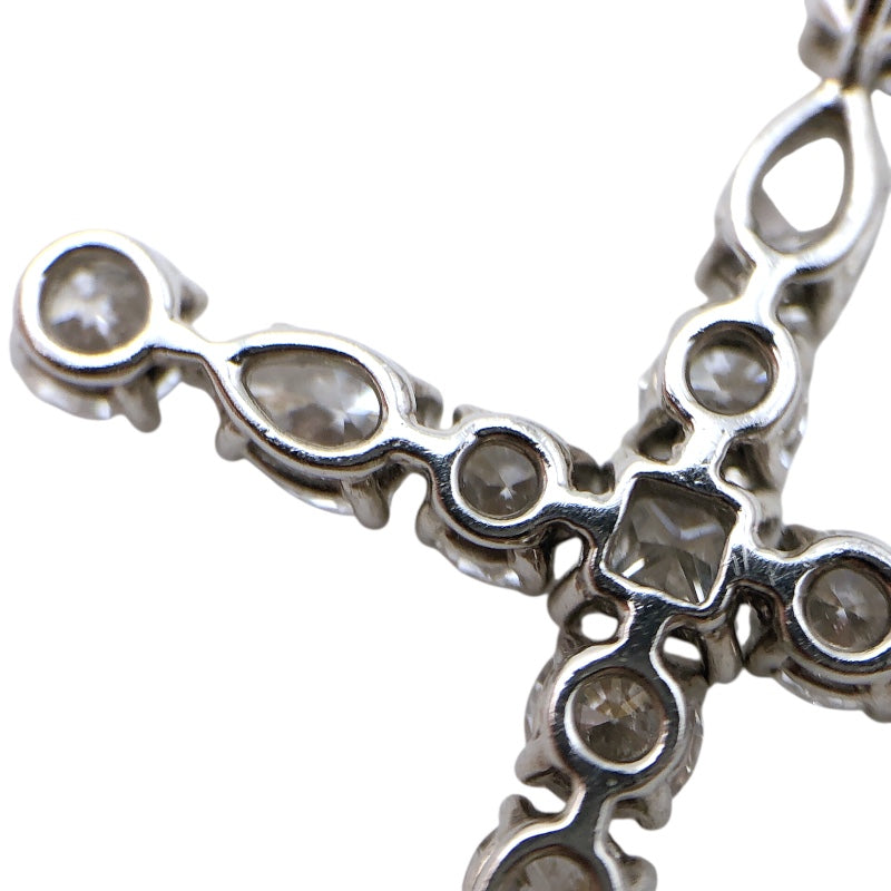 ハリーウィンストン HARRY WINSTON マドンナクロスダイヤネックレス Pt950 ジュエリー