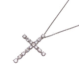 ハリーウィンストン HARRY WINSTON マドンナクロスダイヤネックレス Pt950 ジュエリー