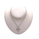 ハリーウィンストン HARRY WINSTON マドンナクロスダイヤネックレス Pt950 ジュエリー