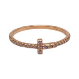 ティファニー TIFFANY＆CO ワイヤーバンドリング 750PG/ダイヤモンド ジュエリー