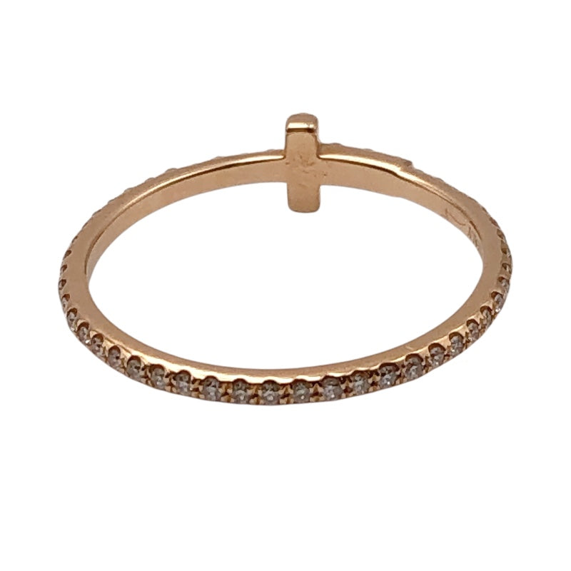 ティファニー TIFFANY＆CO ワイヤーバンドリング 750PG/ダイヤモンド ジュエリー
