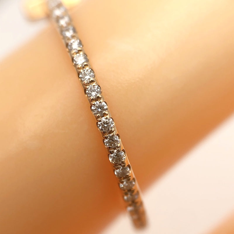 ティファニー TIFFANY＆CO ワイヤーバンドリング 750PG/ダイヤモンド ジュエリー