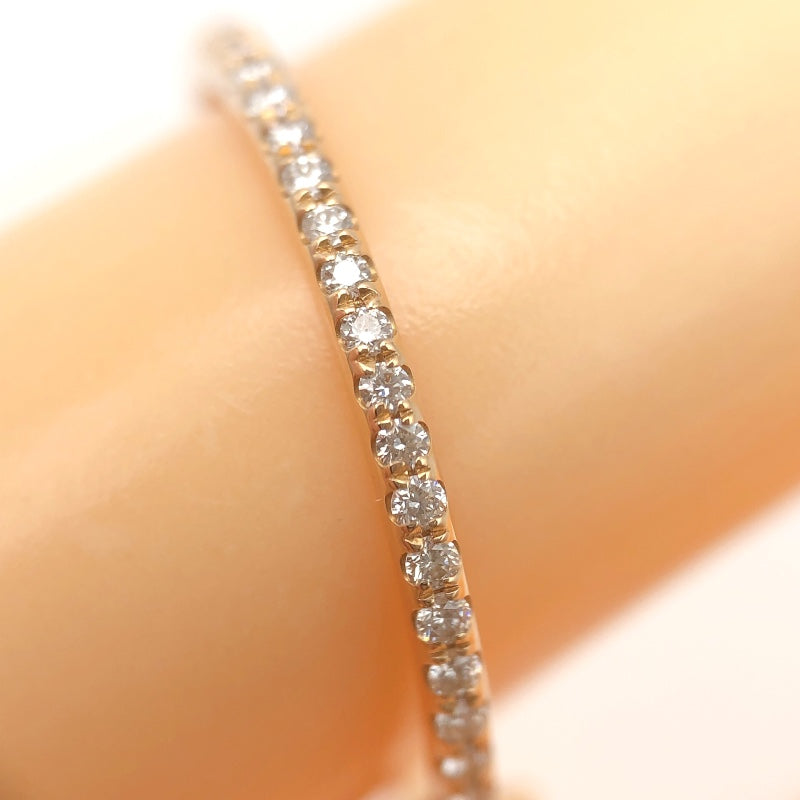 ティファニー TIFFANY＆CO ワイヤーバンドリング 750PG/ダイヤモンド ジュエリー