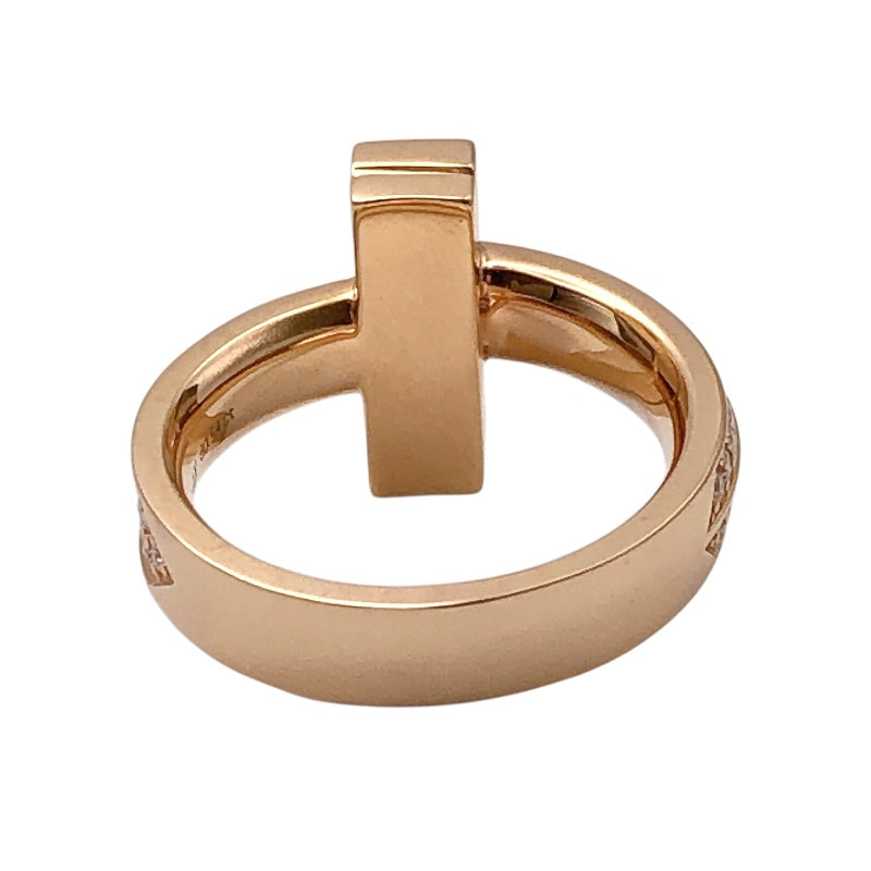 ティファニー TIFFANY＆CO Tワンダイヤリング 750PG/ダイヤモンド ジュエリー