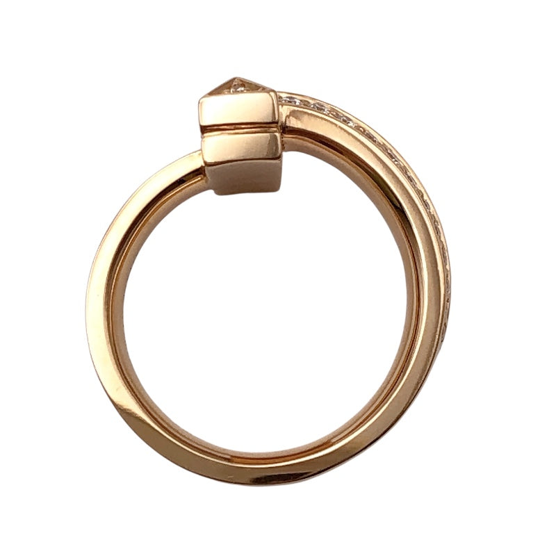 ティファニー TIFFANY＆CO Tワンダイヤリング 750PG/ダイヤモンド ジュエリー