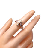 ティファニー TIFFANY＆CO Tワンダイヤリング 750PG/ダイヤモンド ジュエリー