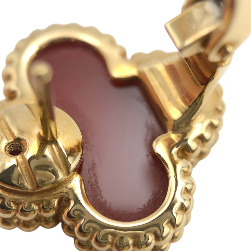 ヴァンクリーフ＆アーペル Van Cleef & Arpels ヴィンテージアルハンブラピアス 750/カーネリアン ジュエリー