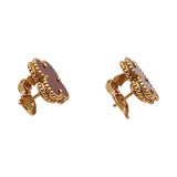 ヴァンクリーフ＆アーペル Van Cleef & Arpels ヴィンテージアルハンブラピアス 750/カーネリアン ジュエリー