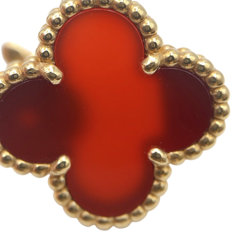 ヴァンクリーフ＆アーペル Van Cleef & Arpels ヴィンテージアルハンブラピアス 750/カーネリアン ジュエリー