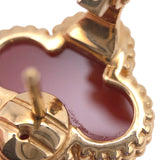 ヴァンクリーフ＆アーペル Van Cleef & Arpels ヴィンテージアルハンブラピアス 750/カーネリアン ジュエリー