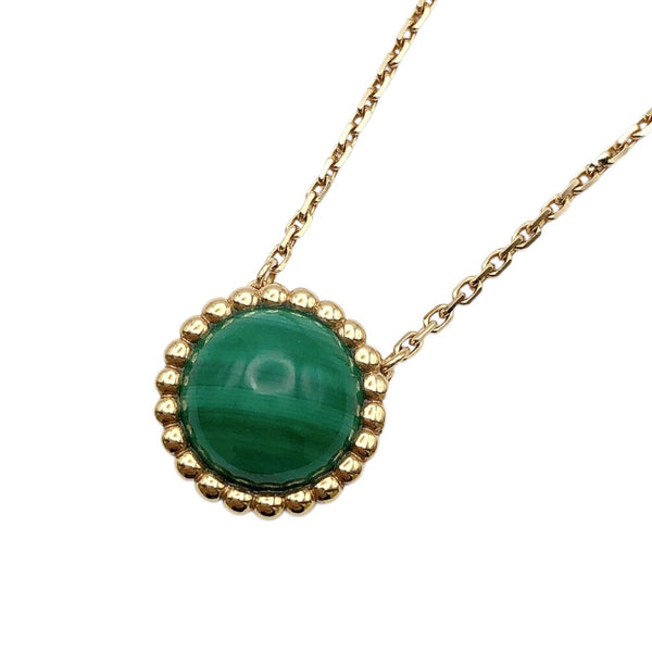 ヴァンクリーフ＆アーペル Van Cleef & Arpels ペルレクルールマラカイトネックレス 750YG ジュエリー