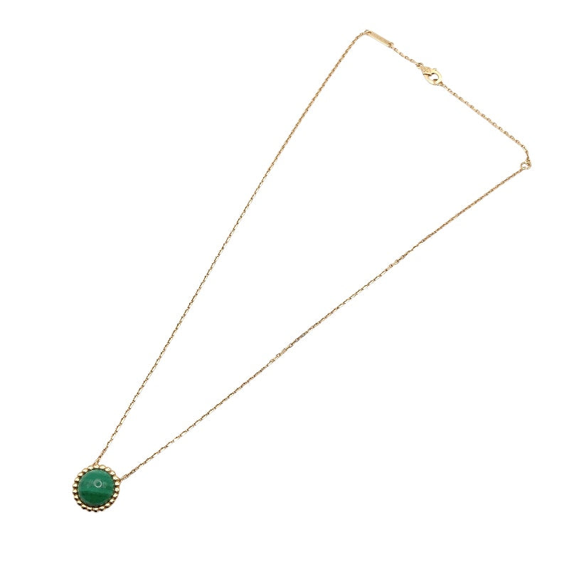 ヴァンクリーフ＆アーペル Van Cleef & Arpels ペルレクルールマラカイトネックレス 750YG ジュエリー