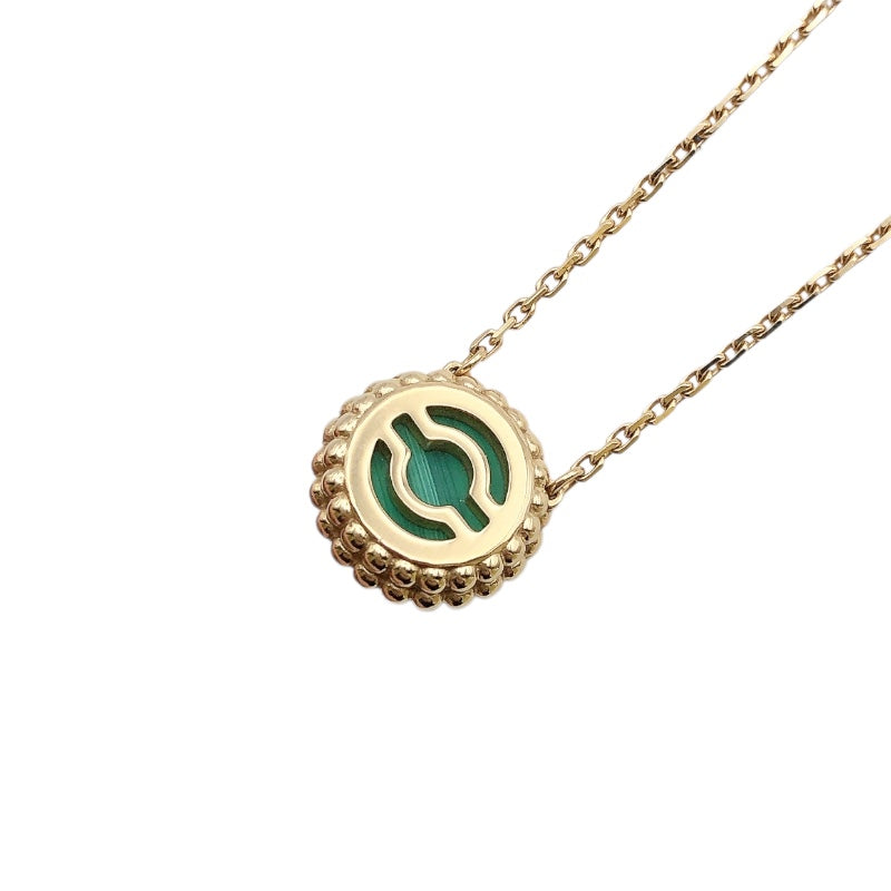 ヴァンクリーフ＆アーペル Van Cleef & Arpels ペルレクルールマラカイトネックレス 750YG ジュエリー