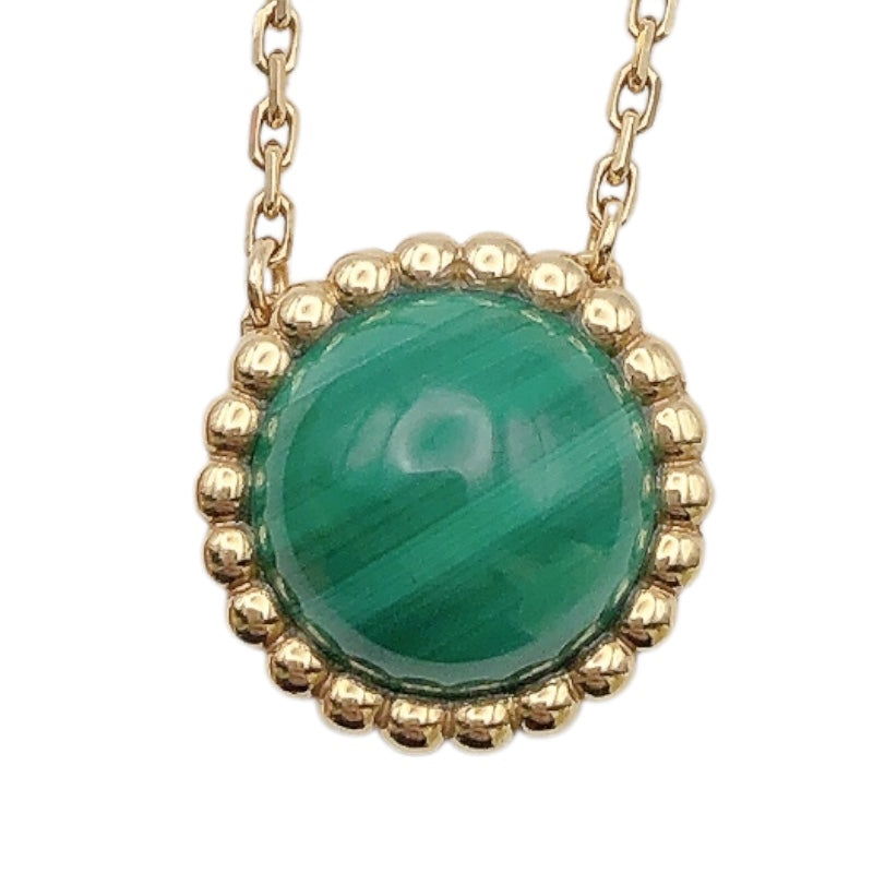 ヴァンクリーフ＆アーペル Van Cleef & Arpels ペルレクルールマラカイトネックレス 750YG ジュエリー