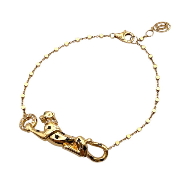 カルティエ Cartier パンテールドゥカルティエ ネックレス 750YG ダイヤモンド ジュエリー