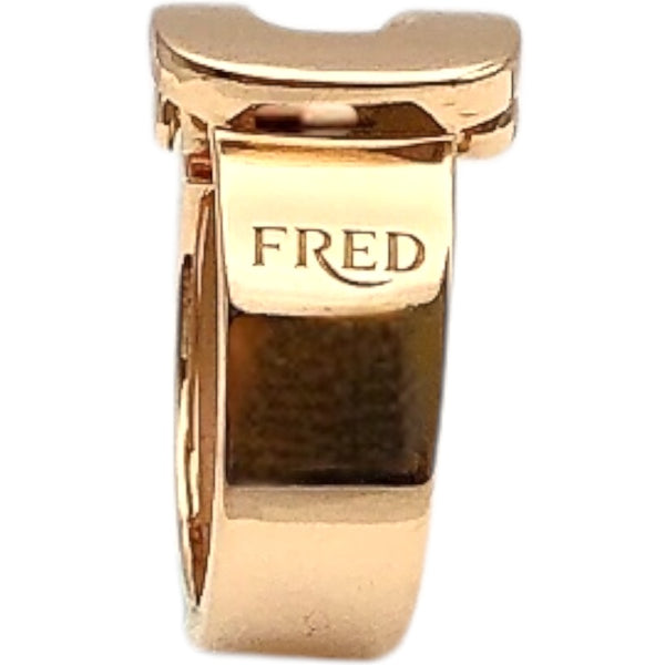 フレッド FRED フォース10リング　ラージ K18イエローゴールド ジュエリー