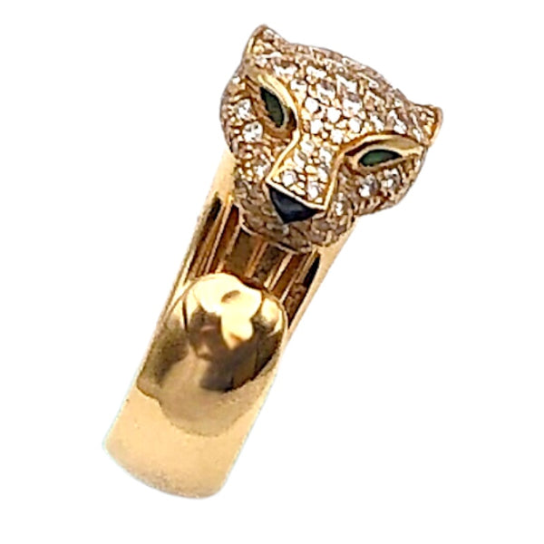 カルティエ Cartier パンテールドゥカルティエリングＭ 750YG アクセサリー
