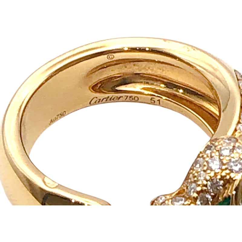 カルティエ Cartier パンテールドゥカルティエリングＭ 750YG アクセサリー
