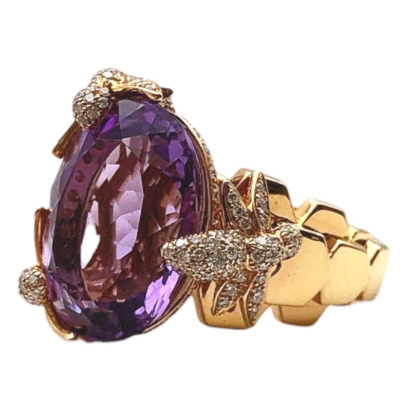 ショーメ CHAUMET ビーマイラブ エクスクイーズリング K18ピンクゴールド ダイヤモンド ジュエリー