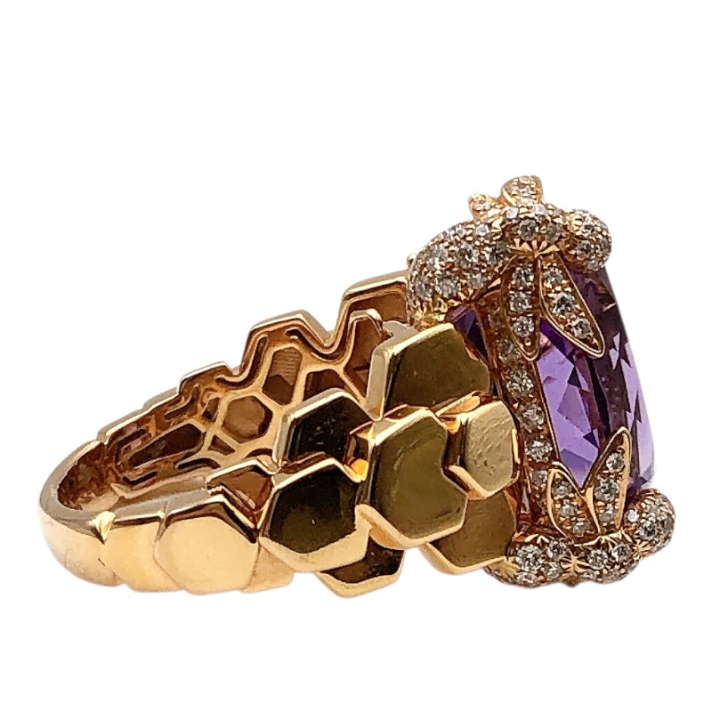 ショーメ CHAUMET ビーマイラブ エクスクイーズリング K18ピンクゴールド ダイヤモンド ジュエリー
