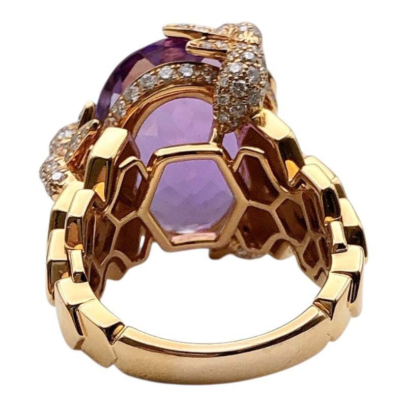 ショーメ CHAUMET ビーマイラブ エクスクイーズリング K18ピンクゴールド ダイヤモンド ジュエリー