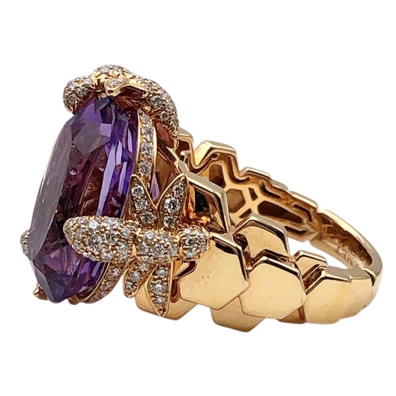 ショーメ CHAUMET ビーマイラブ エクスクイーズリング K18ピンクゴールド ダイヤモンド ジュエリー