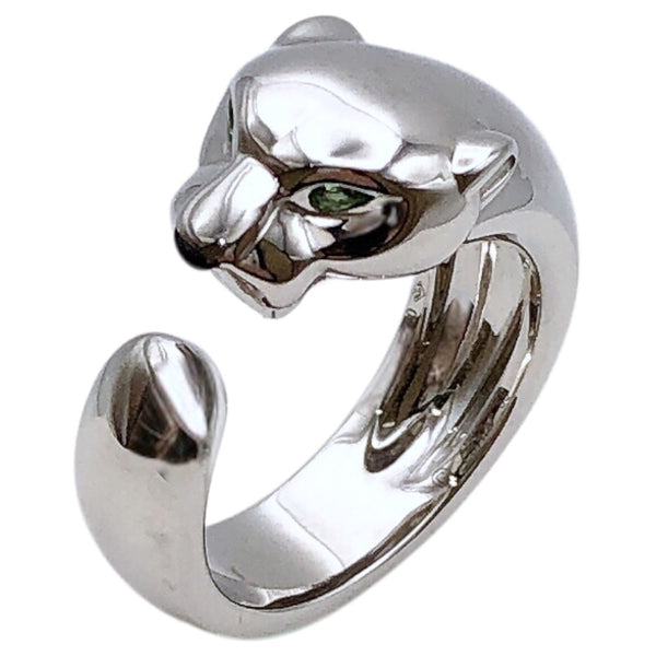 カルティエ Cartier パンテールドゥカルティエリングM K18ホワイトゴールド ジュエリー