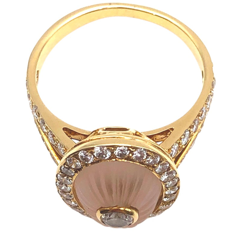 ブシュロン BOUCHERON ロッククリスタルダイヤリング K18ゴールド ジュエリー