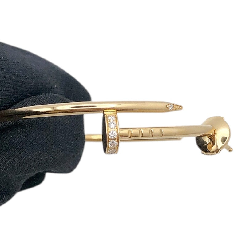 カルティエ Cartier ジュストアンクルフープピアス K18ゴールド ジュエリー