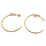 カルティエ Cartier ジュストアンクルフープピアス K18ゴールド ジュエリー