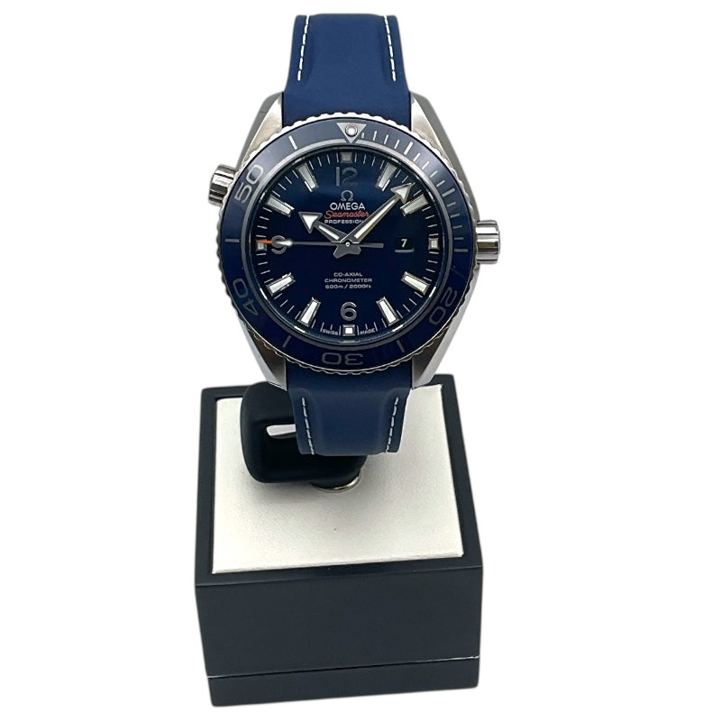 オメガ OMEGA シーマスター プラネットオーシャン 600M コーアクシャル クロノメーター 232.92.38.20.03.001 ブルー チタン ユニセックス 腕時計