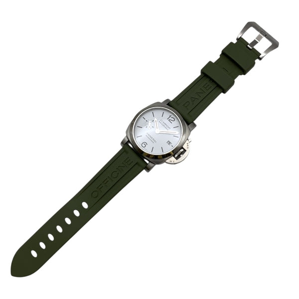 パネライ PANERAI ルミノール クアランタ PAM01371 ホワイト ステンレススチール メンズ 腕時計
