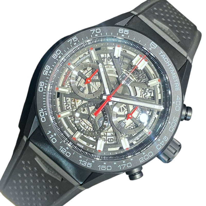 タグ・ホイヤー TAG HEUER カレラキャリバーホイヤー02 CBG2090.FT6145 セラミック/ラバーブレス メンズ 腕時計