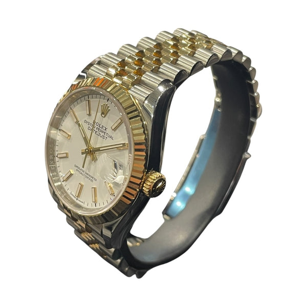 ロレックス ROLEX デイトジャスト36　 126233 ホワイト ステンレススチール/イエローゴールド 自動巻き メンズ 腕時計