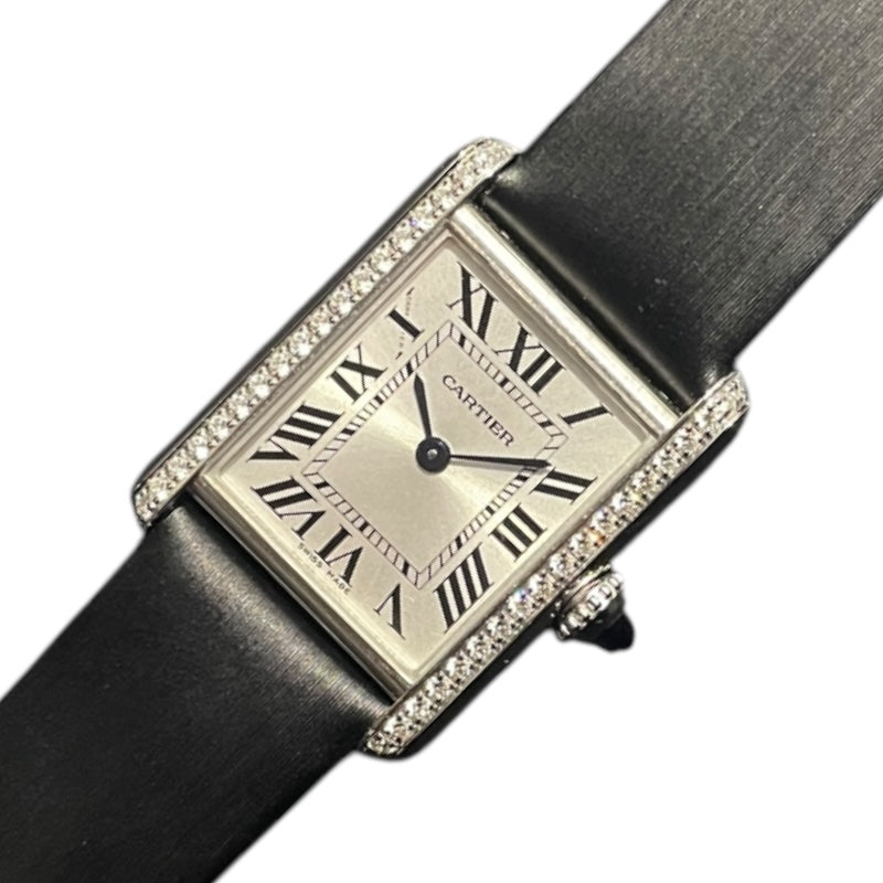 カルティエ Cartier タンクマストSM W4TA0016 SS/レザー クオーツ レディース 腕時計