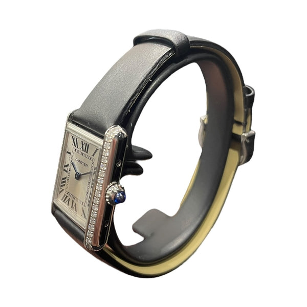 カルティエ Cartier タンクマストSM W4TA0016 SS/レザー クオーツ レディース 腕時計