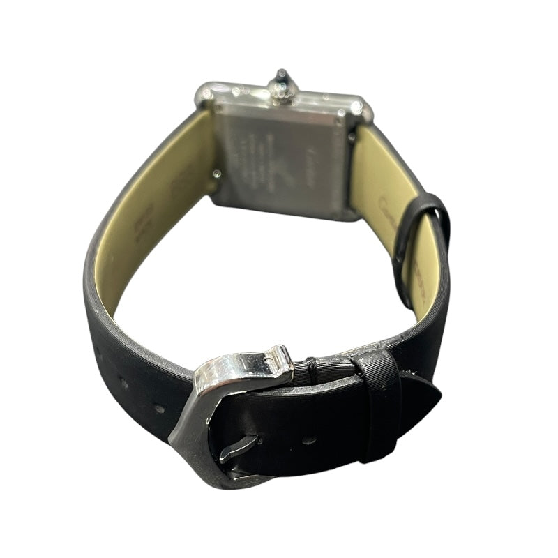 カルティエ Cartier タンクマストSM W4TA0016 SS/レザー クオーツ レディース 腕時計