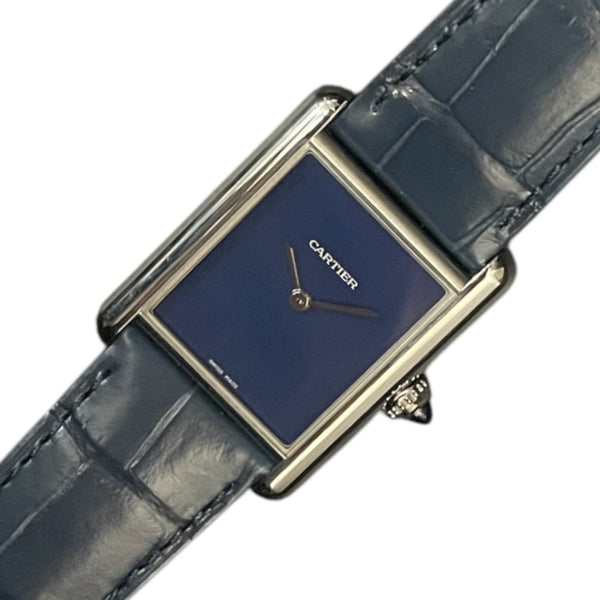 カルティエ Cartier タンクマストLM WSTA0055 SS/革 クオーツ ユニセックス 腕時計