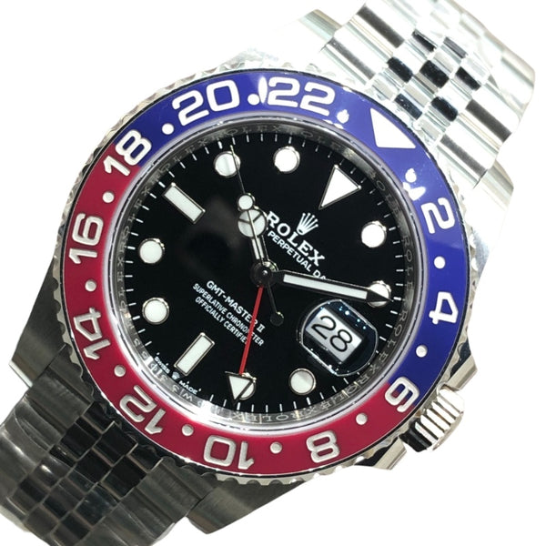 ロレックス ROLEX GMTマスター2 126710BLRO ブラック SS 自動巻き メンズ 腕時計