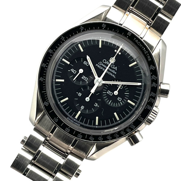 オメガ OMEGA スピードマスタープロフェッショナル 3572.50 ブラック SS 手巻き メンズ 腕時計